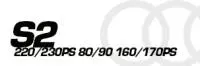 S2 220/230PS 80/90 160/170PS