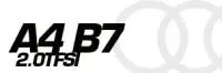 A4 B7 2.0TFSI
