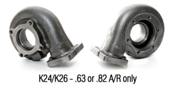 Carter d'échappement Garrett pour GT3076R, GTX3071R, GTX3076R 82 A/R bride K24/K26