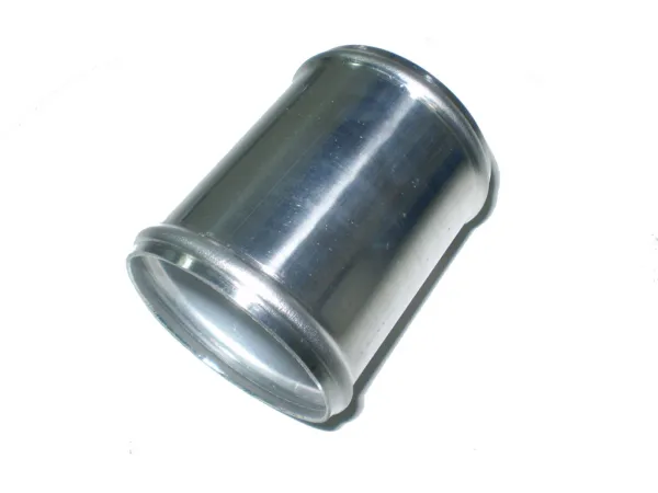 Raccord de tuyau en aluminium ø 15mm - L 125mm - épaisseur de paroi 1,5mm bordé