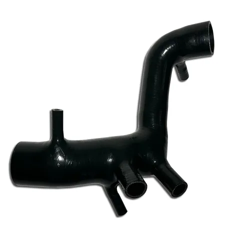 Tuyau d'admission en silicone pour Audi A3, Golf 4 1.8T 150-180 ch noir ø 50 mm (diamètre intérieur) raccordement au turbo / AVEC jeu de colliers
