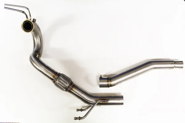 Tube de remplacement du filtre à particules diesel / downpipe ø 63,5mm acier inoxydable pour VAG 1.9 TDI 2.0 TDI à partir de l'année 2003