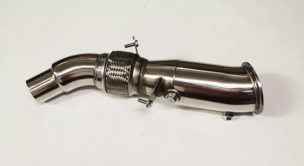 Downpipe ø 102mm > 76mm pour BMW Série 1 F20/F21 - Série 2 F22/F23 - Série 3 F30/F31/F34 - Série 4 F32/33/F36 moteur N55 en acier inoxydable