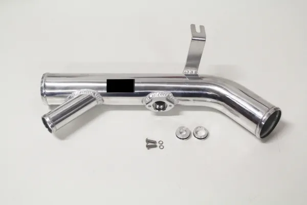 Tube de pression / Throttlepipe Alu pour 1.8TSI 2.0 TFSI avec sortie d'amplificateur de bruit
