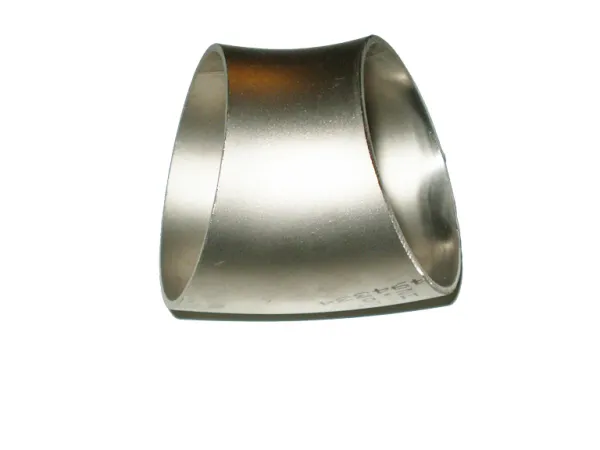 Coude de tuyau en acier inoxydable 45° degrés ø 50x2mm V2A
