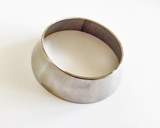 Réduction de tube inox 89>76mm diamètre intérieur H 38mm réduction