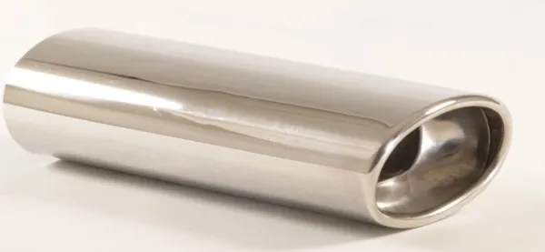Tube de sortie 35 - 90x120 ovale biseauté bordé inox