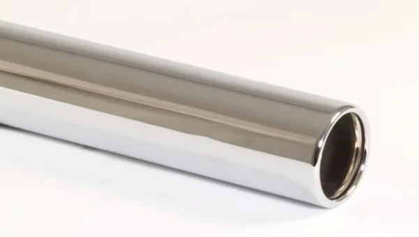 Tuyau d'échappement 5 - 80mm rond à rebord acier inoxydable