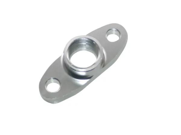 Bride pour retour d'huile pour T3/T4 en alu 1/2 NPT + GT40 GT42