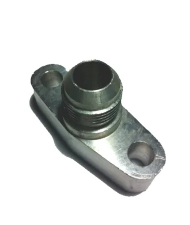 Bride pour retour d'huile pour T3/T4 GT40 GT42 avec D10 7/8 -14 UNF mâle