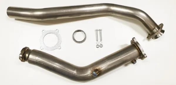 Tube de culasse Downpipe pour Audi A4 B7 1.8 TFSI 118KW ø 63,5mm inox 54 mm