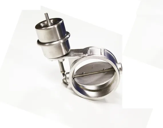 Commande de clapet ø 70 mm 2,75" ouvert, clapet d'échappement à commande par pression en acier inoxydable