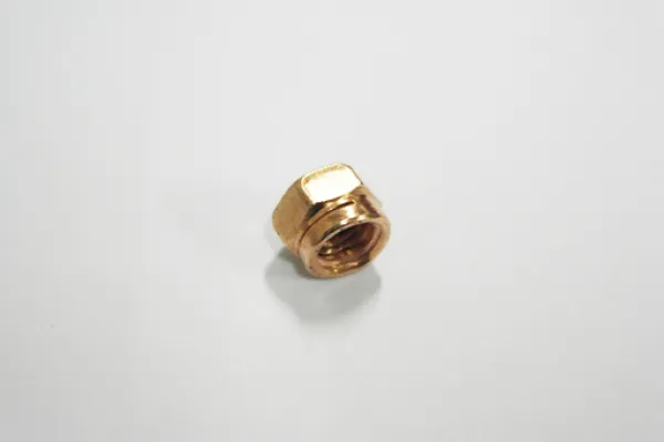 Écrou en cuivre M10 Écrou en cuivre avec 14 ouverture de clé SW