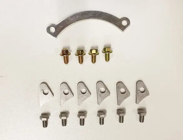 Kit de montage du turbocompresseur pour K03, K04-001, K04-015 et K04-023 boîtier d'échappement avec 6 vis et 6 plaquettes de retenue