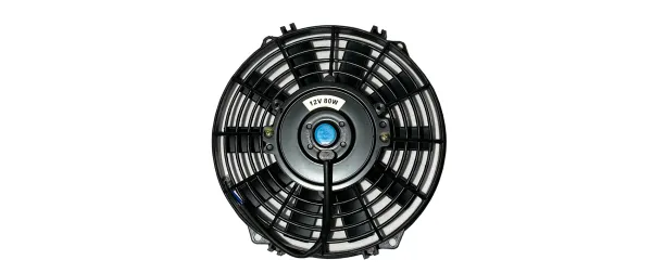 Ventilateur sport automobile 12v 80Watt ø 287mm pales ø 253mm profondeur 65mm aspirant et soufflant