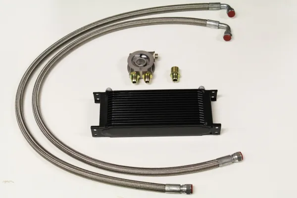 Kit radiateur d'huile complet pour Audi/VW radiateur d'huile 13 rangées noir