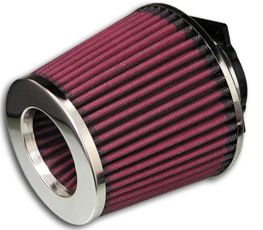 Filtre à air ouvert / Cold AIR Intake 89 mm avec adaptateurs pour ø 85 mm, 75 mm, 70 mm et 60 mm
