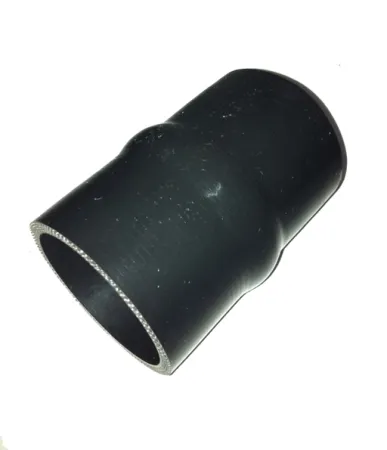 Raccord à soufflet en silicone 54 mm diamètre intérieur noir 4 couches épaisseur de paroi 5 mm