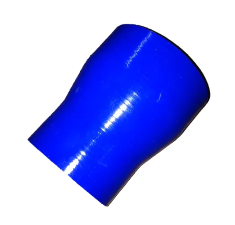 Réducteur en silicone droit 28x19mm diamètre intérieur bleu L 100mm 3 couches 4mm Wands