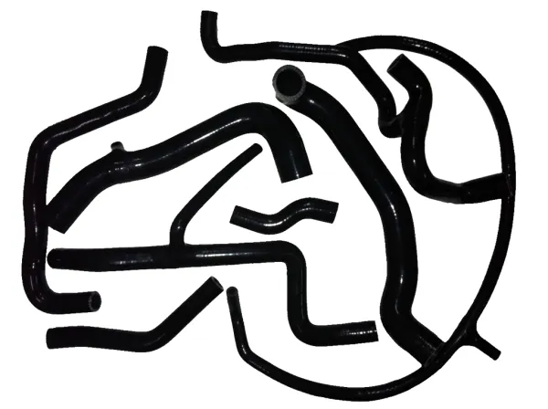 Kit de tuyau silicone pour Golf 3 VR6 noir kit de tuyau