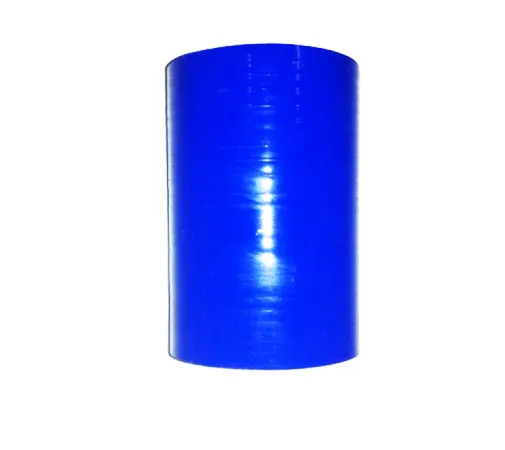Connecteur silicone droit ø 102mm bleu