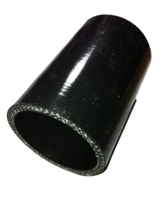 Raccord en silicone droit ø 63,5 mm noir 4 couches 5mm d'épaisseur de paroi