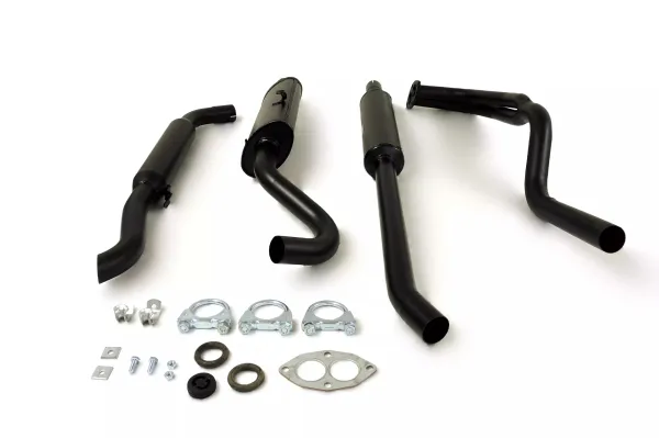 Simons Système d?èchappement sport aluminisé 50,8 mm pour SAAB 99 2.0 avec bride simple