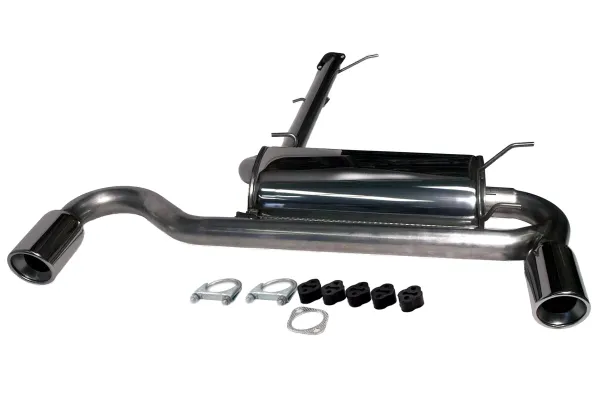 Simons échappement sport inox duplex 100 mm + 100 mm pour Mazda MX-5, Miata Coupe & Cabrio