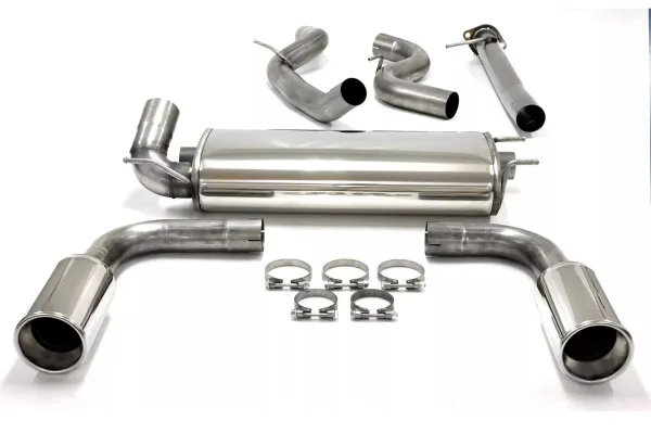 Simons Échappement sport inox duplex 114 mm + 114 mm pour Mazda 3 MPS MK2