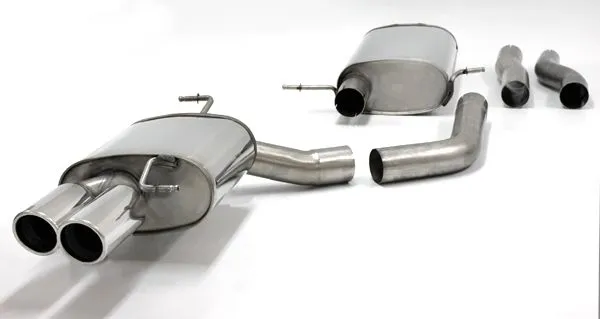 Simons Système d?èchappement sport en acier inoxydable 2x80 mm pour Audi A4 (B8) 2wd/Quattro Limousine/Avant/Allroad/Combi 1.8T/2.0T