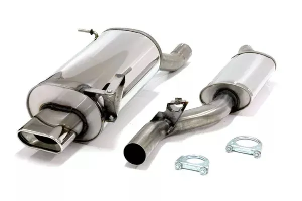 Simons Système d'échappement sport en acier inoxydable 70x140 mm pour BMW Z3 1.9, Roadster & Coupe