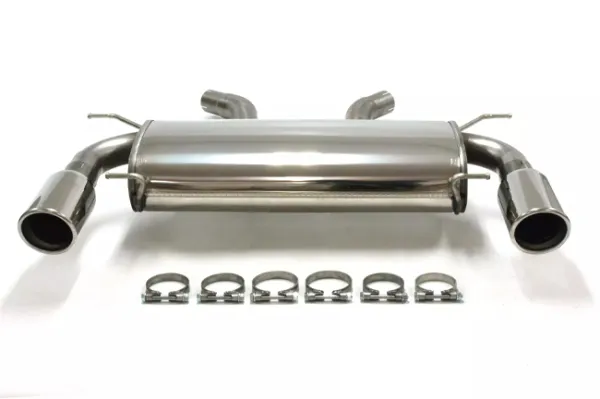 Simons Système d'échappement sport en acier inoxydable Duplex 100 mm pour BMW E90 335i