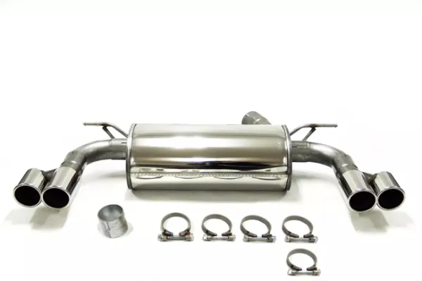 Simons Système d’échappement sport en acier inoxydable Duplex 2x 80 mm pour BMW F31 320i, 330i