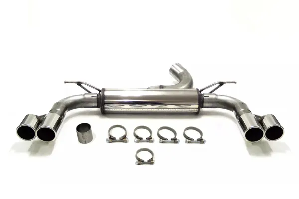 Simons Système d’échappement sport en acier inoxydable Duplex 2x 80 mm pour BMW F32 420D