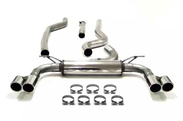 Simons système d’échappement sport en acier inoxydable Duplex 2x 80 mm pour BMW F34 GT 318D, 320D