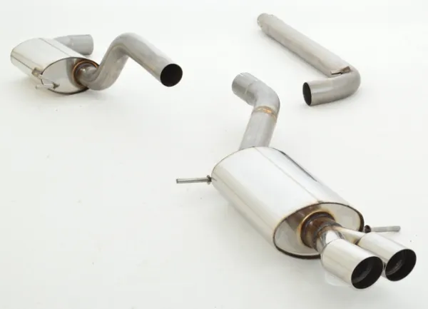 Echappement sport pour Passat 3C B6 1.8TSI, 2.0 TSI, 2.0 TDI ø 70mm en acier inoxydable avec homologation CE (sans inscription)
