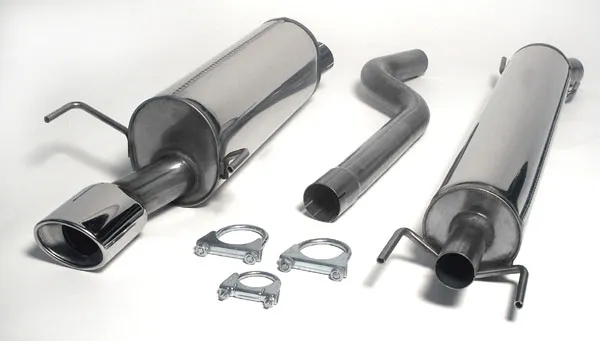 Échappement sport Simons pour Opel Astra H GTC bicorps ø 63,5mm en acier inoxydable avec homologation CE (sans inscription)