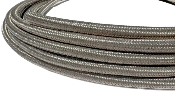 Tuyau flexible en acier ø 14,5mm D10 Dash 10 7/8-14 UNF -5°C à 180°C 1 mètre pour raccords en aluminium