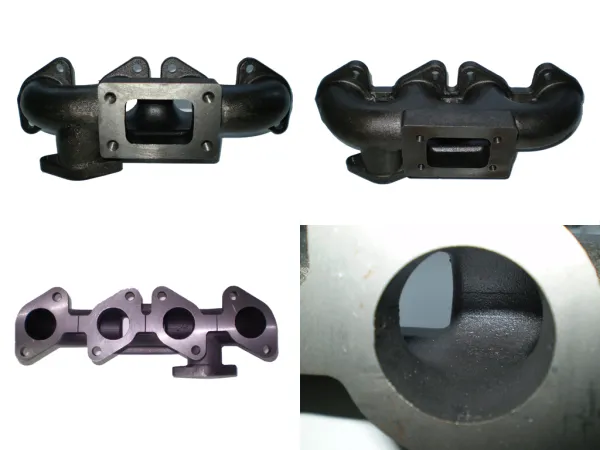 Collecteur turbo pour Golf VW 16v fonte nickelée T3 bride + 38mm WG collecteur turbo coude