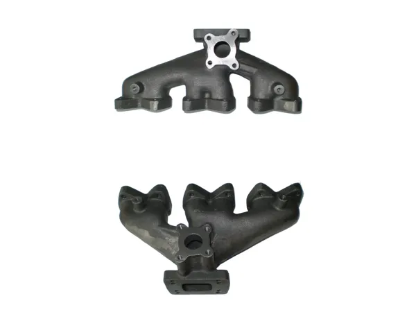 Collecteur turbo pour VR6 12v fonte nickelée T3 + T4 bride + Audi S2 ou 38mm raccord WG