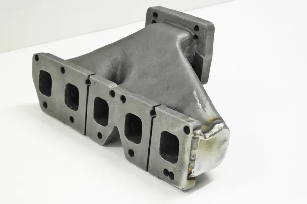 Collecteur d'échappement turbo Golf 4 V5 20v en fonte nickélée T3 + T4 bride + collecteur d'échappement S2 avec une ouverture de 38 mm fendu