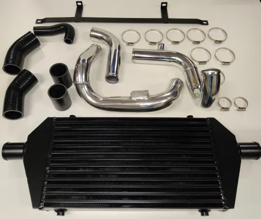 Upgrade kit refroidisseur d'air de suralimentation pour Audi A4, A6 1.8T B6 noir