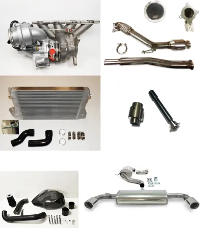 upgrade Turbo Kit 2.0 TFSI A3 S3 8P, TT 8J, Leon 1P, Octavia 1Z, Golf 5, 6 R, GTI, Scirocco, T6, EOS avec TÜV jusqu'à 380PS