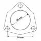 Joint 3 trous pour tuyau de descente – diamètre intérieur 56 mm