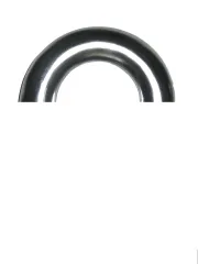 Coude en aluminium 180° ø 76mm - L 320mm - épaisseur de paroi 2mm soudable