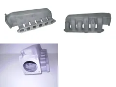 Pont d'admission pour R32 Turbo côté sortie courte, fonte d'aluminium