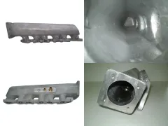 Pont d'admission pour VR6 Turbo court côté sortie en fonte d'aluminium pour nouveau papillon des gaz