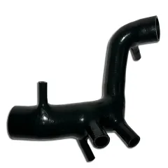 Tuyau d'admission en silicone pour Audi A3, Golf 4 1.8T 150-180 ch noir ø 50 mm (diamètre intérieur) raccordement au turbo / SANS jeu de colliers