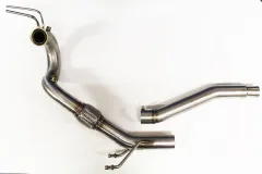 Tube de remplacement du filtre à particules diesel / downpipe ø 63,5mm acier inoxydable pour VAG 1.9 TDI 2.0 TDI à partir de l'année 2003