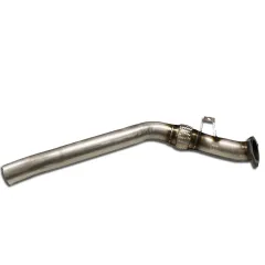 Downpipe pour Audi A4 A6 1.8T B6 Quattro ø 76mm 3" en acier inoxydable avec tuyau flexible interlock 76 mm